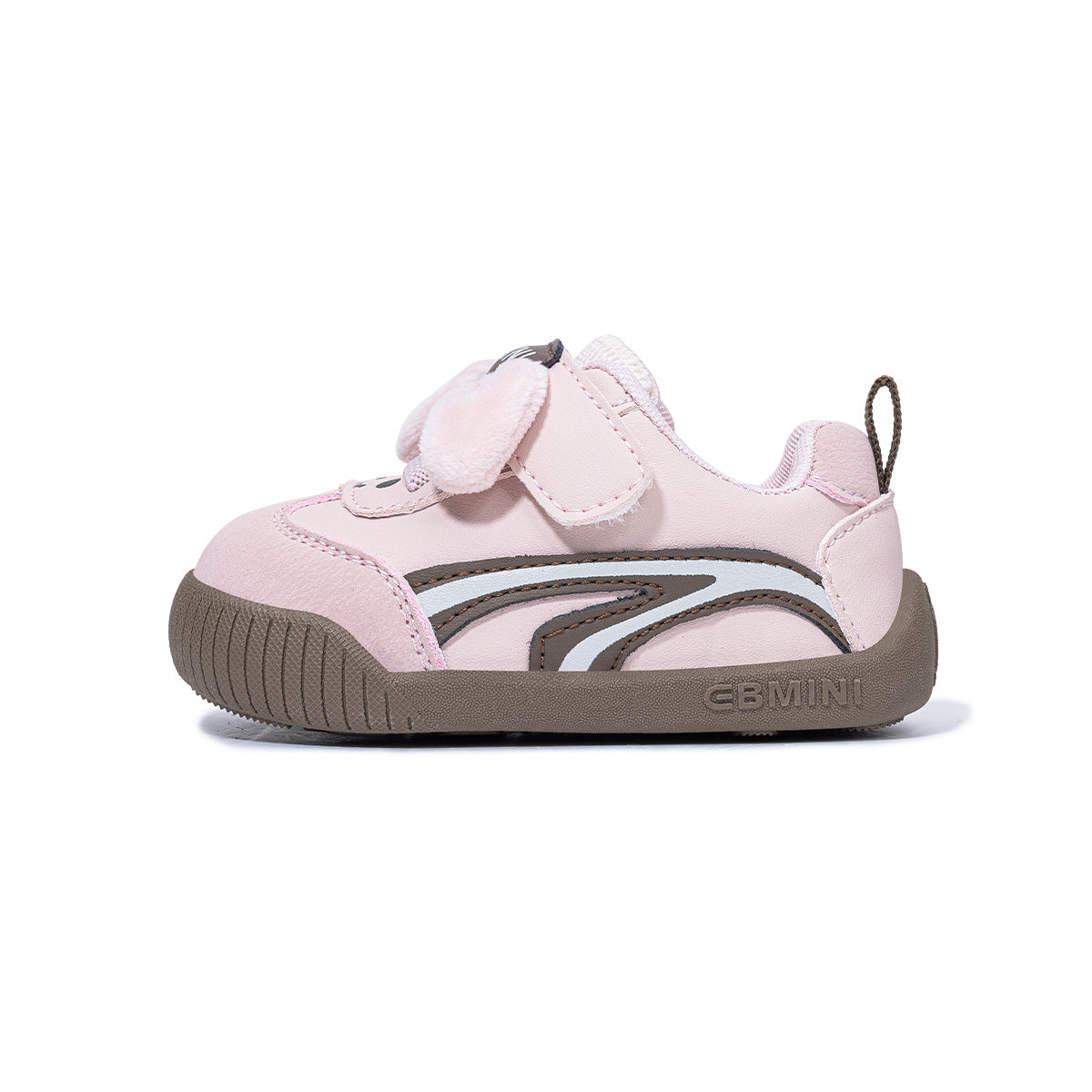 EBMINI CUBBY wide toe first walker sneakers side profile