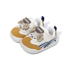 EBMINI CUBBY wide toe first walker sneakers heel support detail