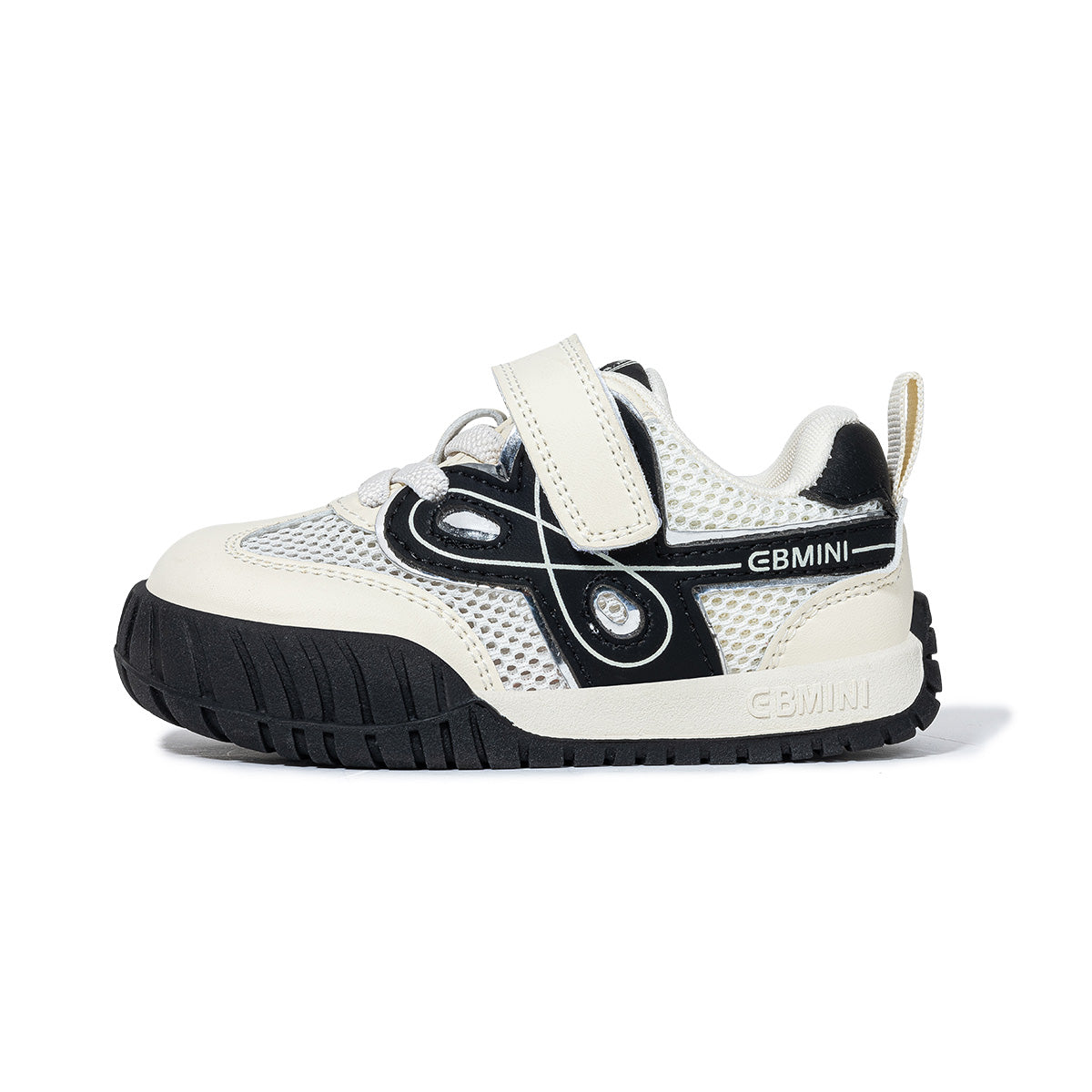 EBMINI CURVE first-walker sneakers with a roomy wide toe box