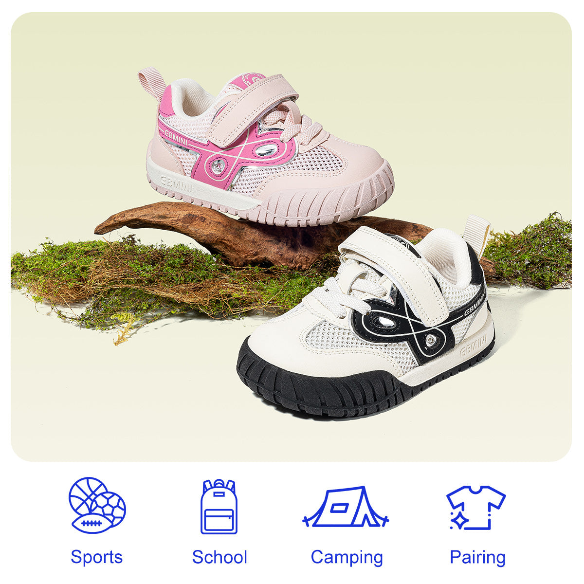 EBMINI CURVE lightweight sneakers for everyday play