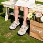 EBMINI DOTTY easy-on sandals with a secure hook-and-loop strap