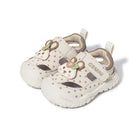 EBMINI DOTTY barefoot toddler sandals with bunny and polka-dot details