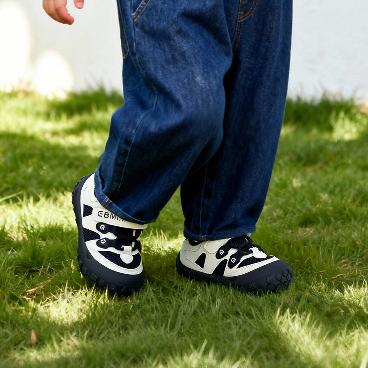 EBMINI DURA easy-on toddler sneakers with a secure strap closure