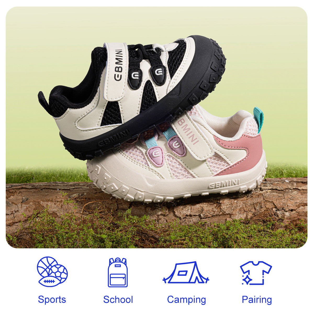 EBMINI DURA lightweight trail sneakers for everyday play
