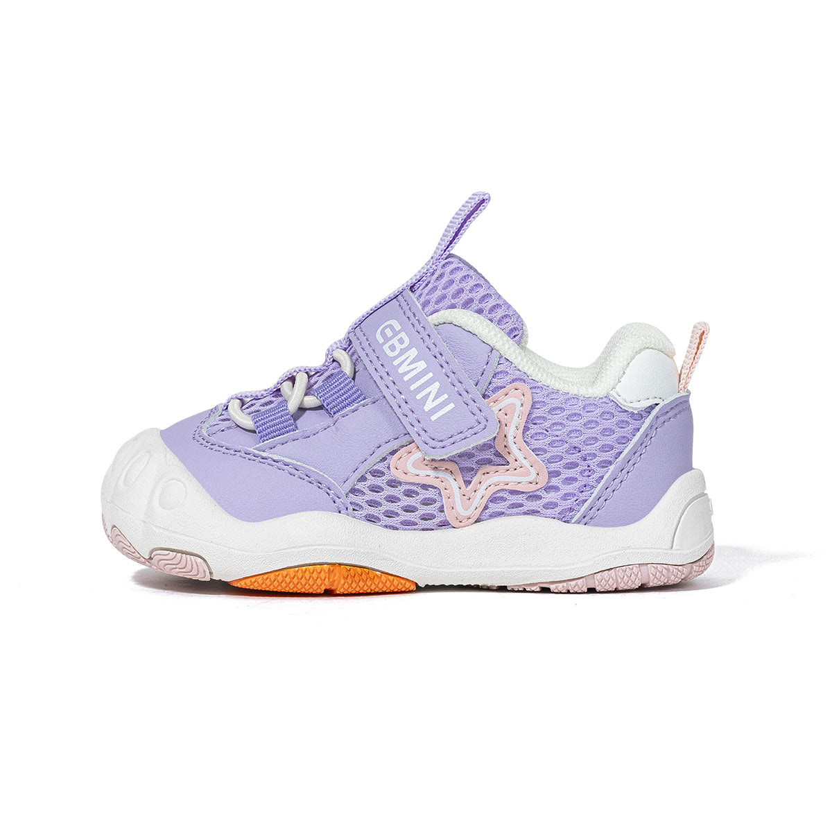 EBMINI FLUTTER first-walker sneakers with a roomy wide toe box