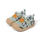EBMINI FLUX barefoot toddler sneakers with a sporty colorblock design