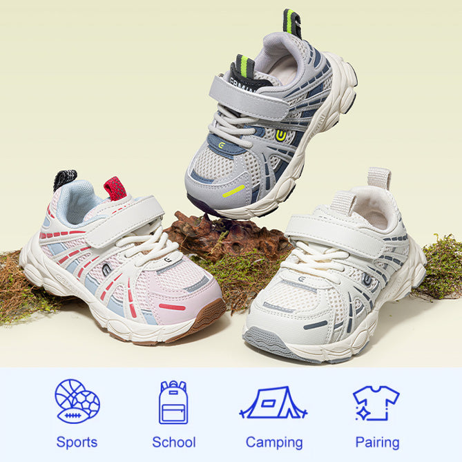EBMINI FORGE suede and mesh sneakers for everyday play
