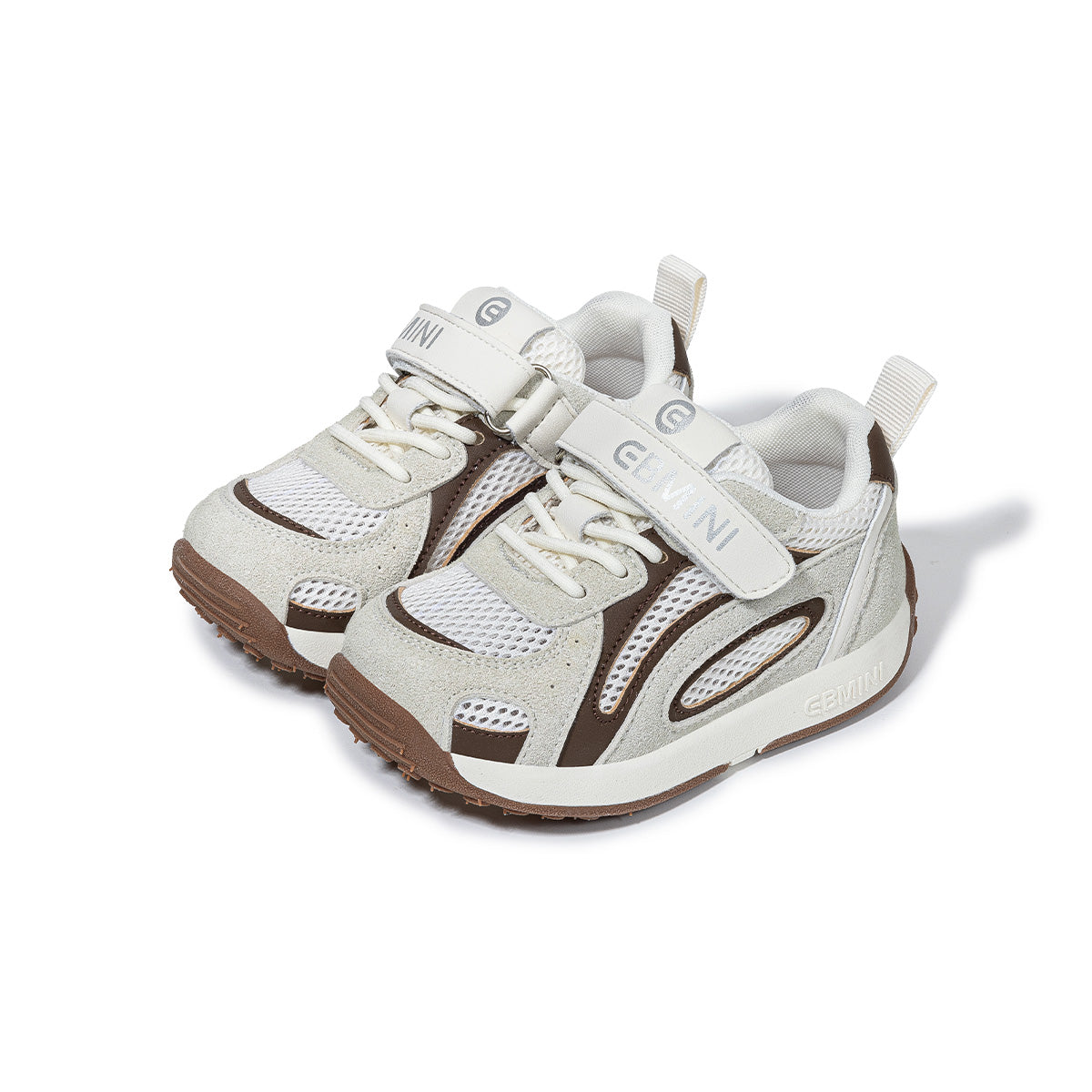EBMINI GLIDE barefoot toddler sneakers with a retro sport design