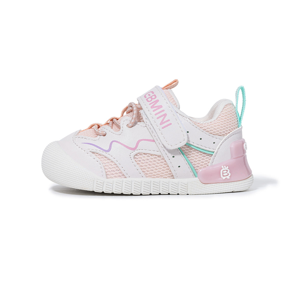 EBMINI GLOW toddler sneakers with a roomy wide toe box