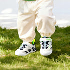 EBMINI GLOW easy-on toddler sneakers with a secure strap closure