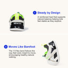 EBMINI GLOW non-slip toddler sneakers for playground adventures