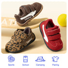 EBMINI HERITAGE suede-look toddler sneakers — toe detail