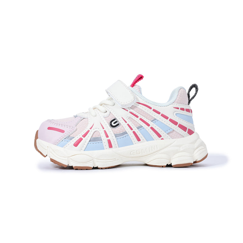 EBMINI HIGHLAND chunky mesh kids sneakers — front angle