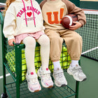 EBMINI HIGHLAND chunky mesh kids sneakers — upper detail