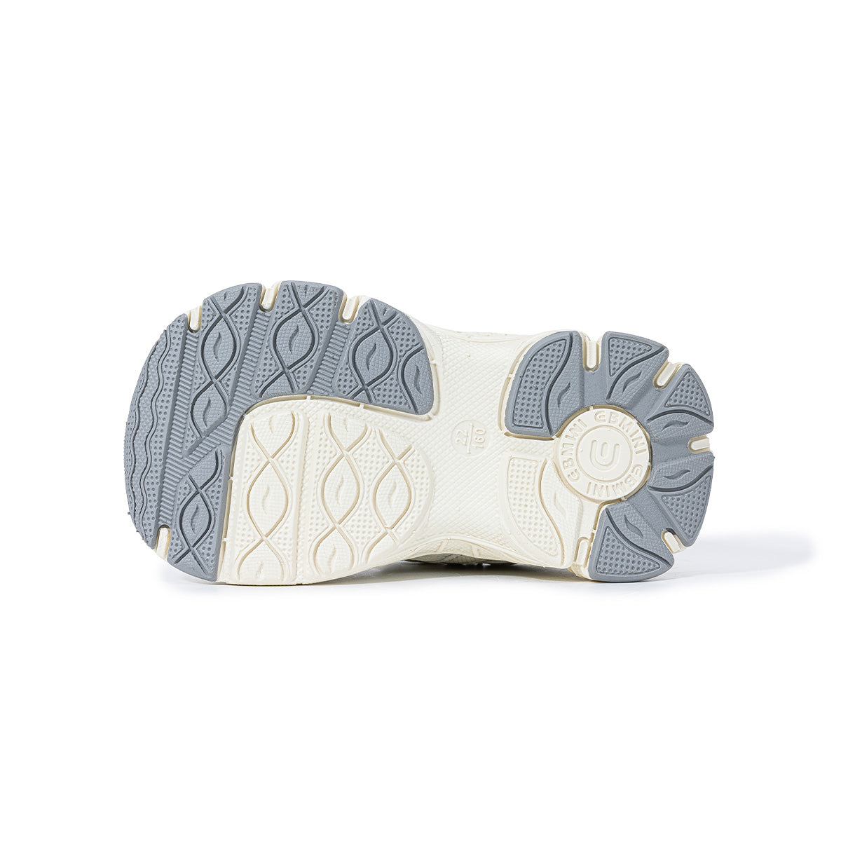 EBMINI HIGHLAND chunky mesh kids sneakers — interior lining