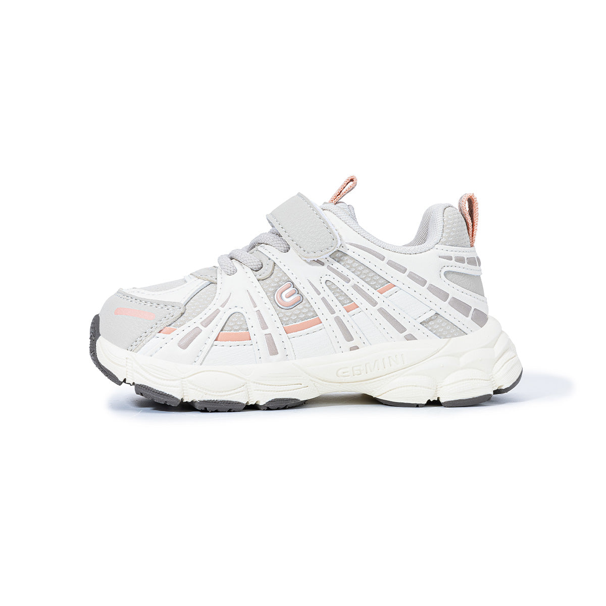 EBMINI HIGHLAND chunky mesh kids sneakers — on-foot styling