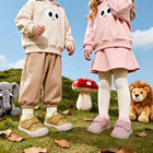 EBMINI HOPPY wide toe bunny canvas sneakers flexible sole detail