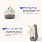 EBMINI HOPPY wide toe bunny canvas sneakers outsole traction detail