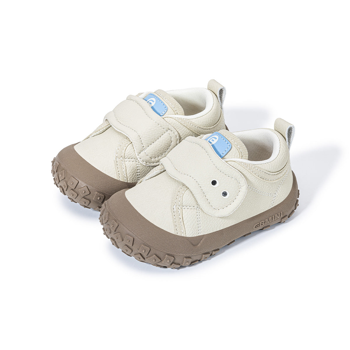 EBMINI HOPPY wide toe bunny canvas sneakers heel support detail