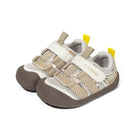 EBMINI ISLE barefoot toddler sneakers with a pastel colorblock design