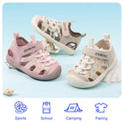EBMINI IVY beige brown pink and white toddler sandals