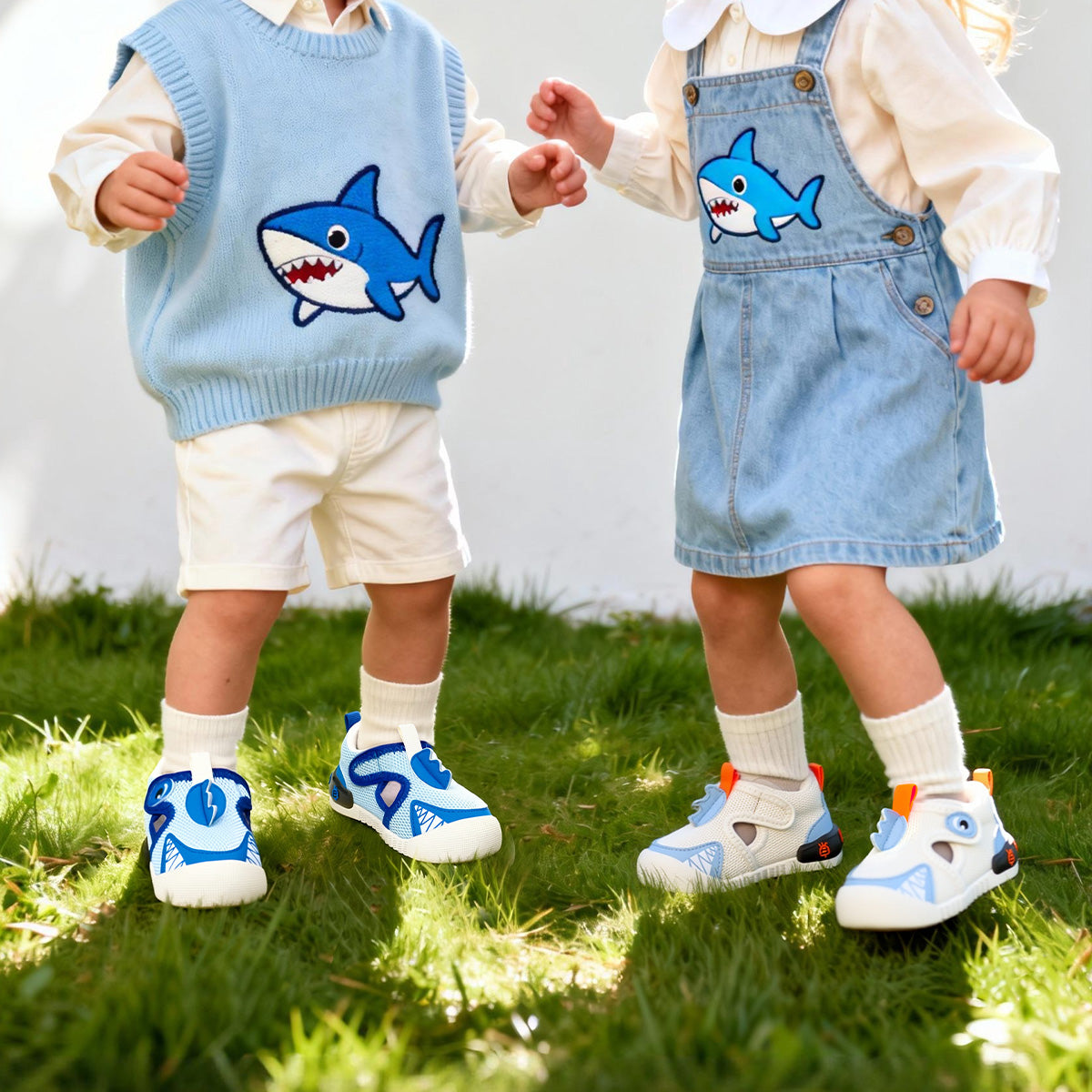 EBMINI JAWS breathable mesh sneakers for active toddlers