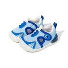 EBMINI JAWS barefoot toddler sneakers with a blue shark character design