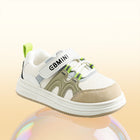 Casual retro styling of EBMINI KICKFLIP toddler skate shoes
