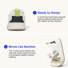 Breathable mesh and synthetic upper on EBMINI KICKFLIP toddler sneakers