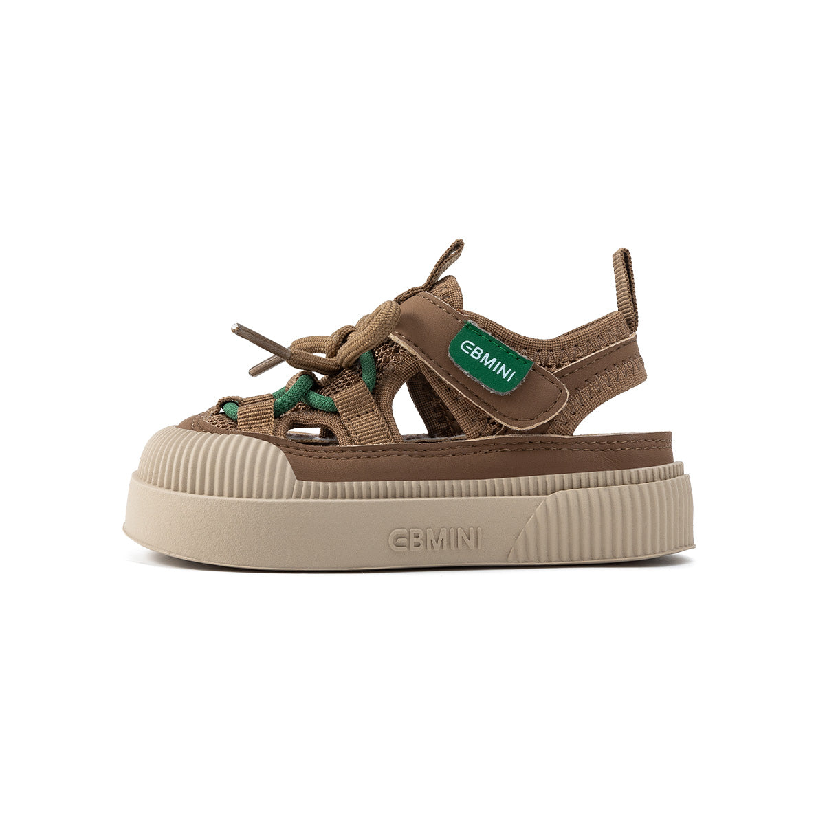 EBMINI KNOT closed-toe sandals with a roomy wide toe box