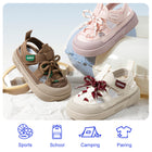 EBMINI KNOT beige black brown and green outdoor sandals