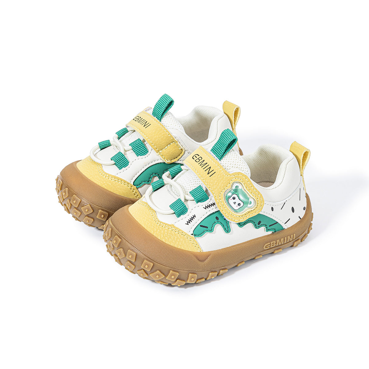 EBMINI KODIAK bear appliqué toddler sneakers — size guide