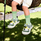 EBMINI KOTA easy-on toddler sneakers with a dual-closure system