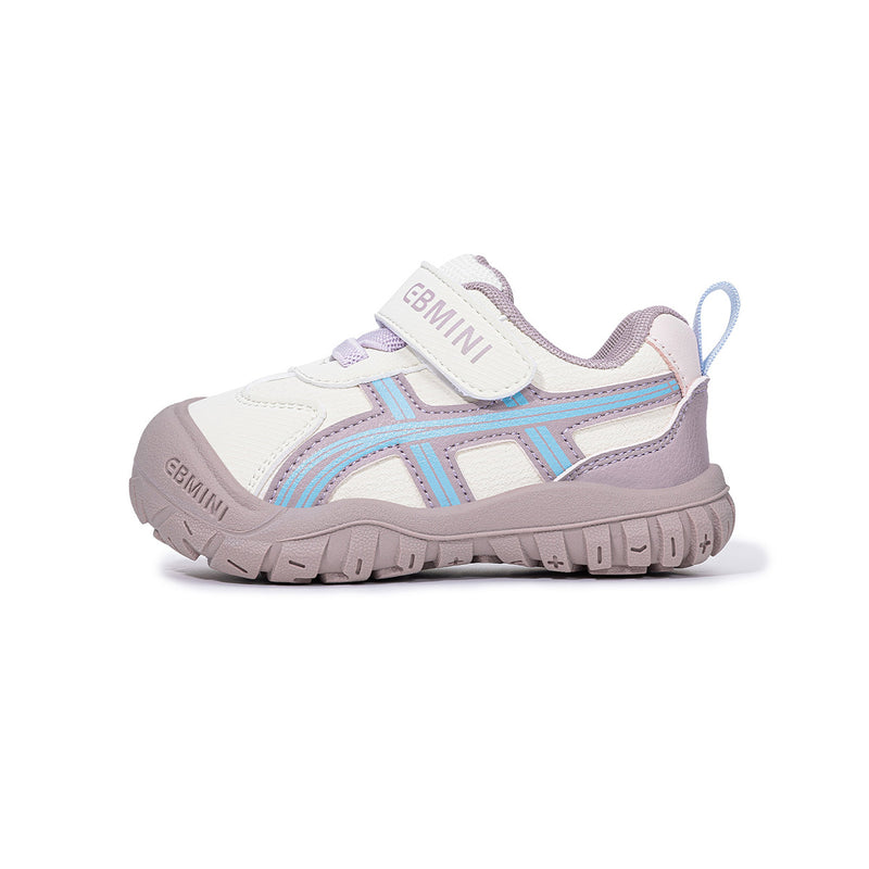 EBMINI LANE striped barefoot toddler sneakers product view 12