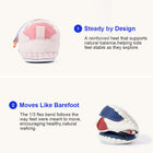 EBMINI LETTERLOOP soft padded lining and heel pull tab