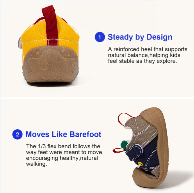 EBMINI LOFT breathable canvas sneakers for active kids