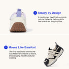 EBMINI LUSH non-slip toddler sneakers for playground adventures