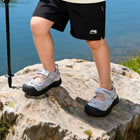 EBMINI LUXE easy-on sandals with a secure hook-and-loop strap