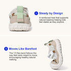 EBMINI LUXE lightweight first-walker sandals for growing feet