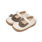 EBMINI LYLA barefoot toddler sneakers with a pink Mary Jane design