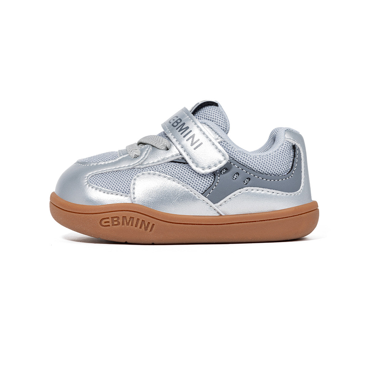 EBMINI MATCH first-walker sneakers with a roomy wide toe box