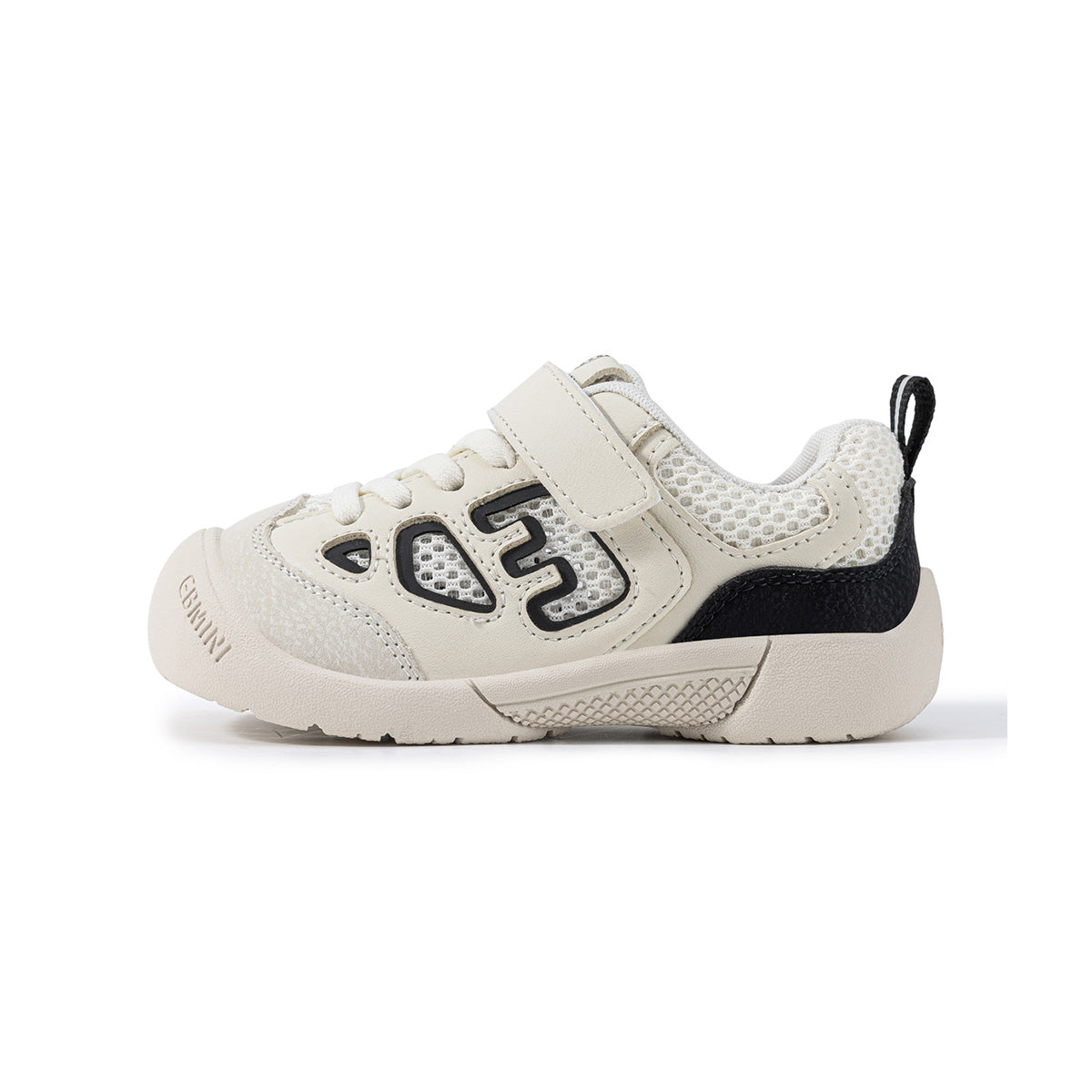 EBMINI MIRA toddler sneakers with a roomy wide toe box