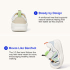EBMINI NEON green neon sneakers for growing feet