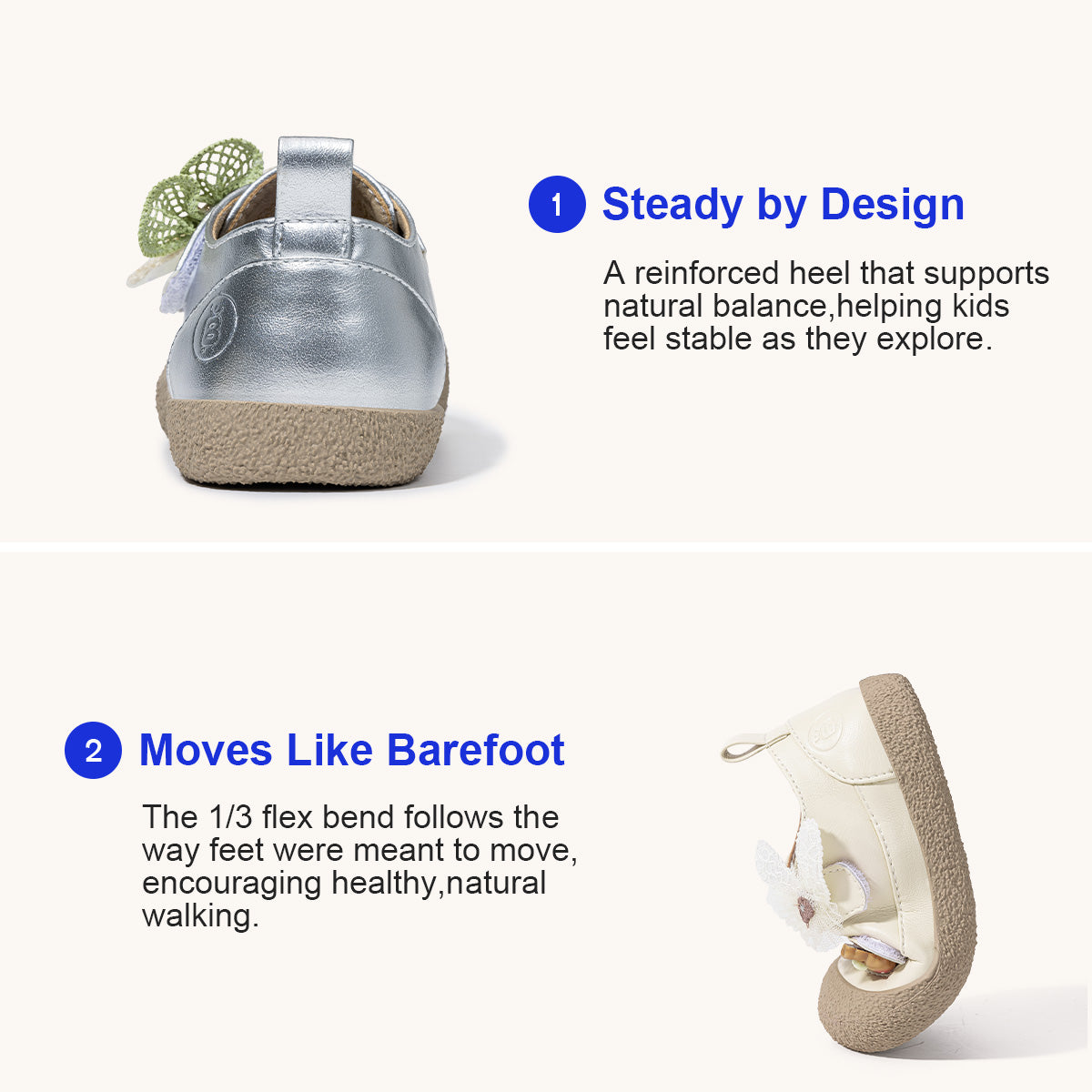 EBMINI NOVA non-slip toddler sneakers for playground adventures