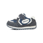 EBMINI PACE retro color block kids sneakers — front angle