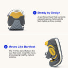 EBMINI PACE retro color block kids sneakers — outsole tread