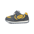 EBMINI PACE retro color block kids sneakers — on-foot styling