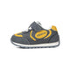 EBMINI PACE retro color block kids sneakers — on-foot styling
