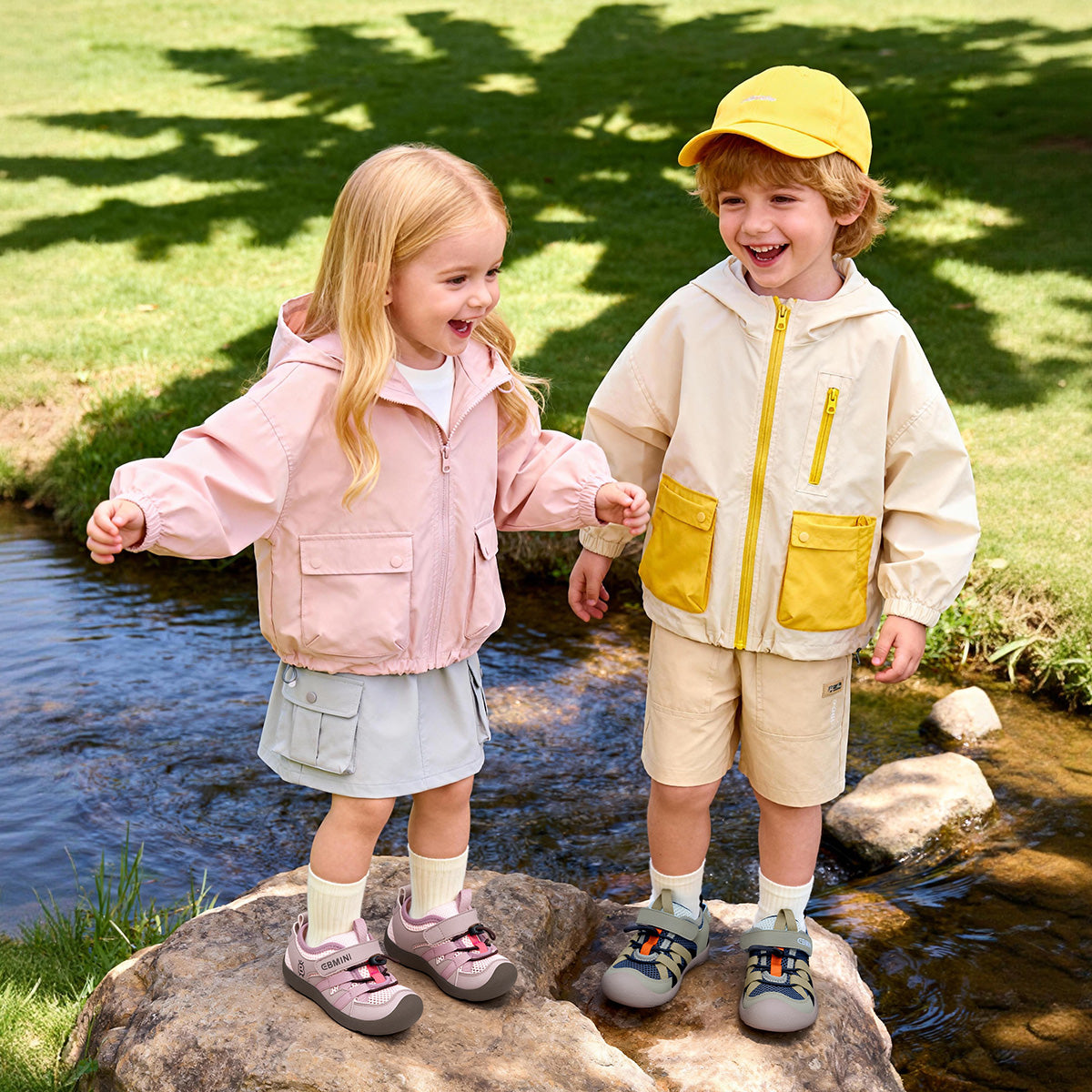EBMINI PACE breathable mesh sneakers for active toddlers