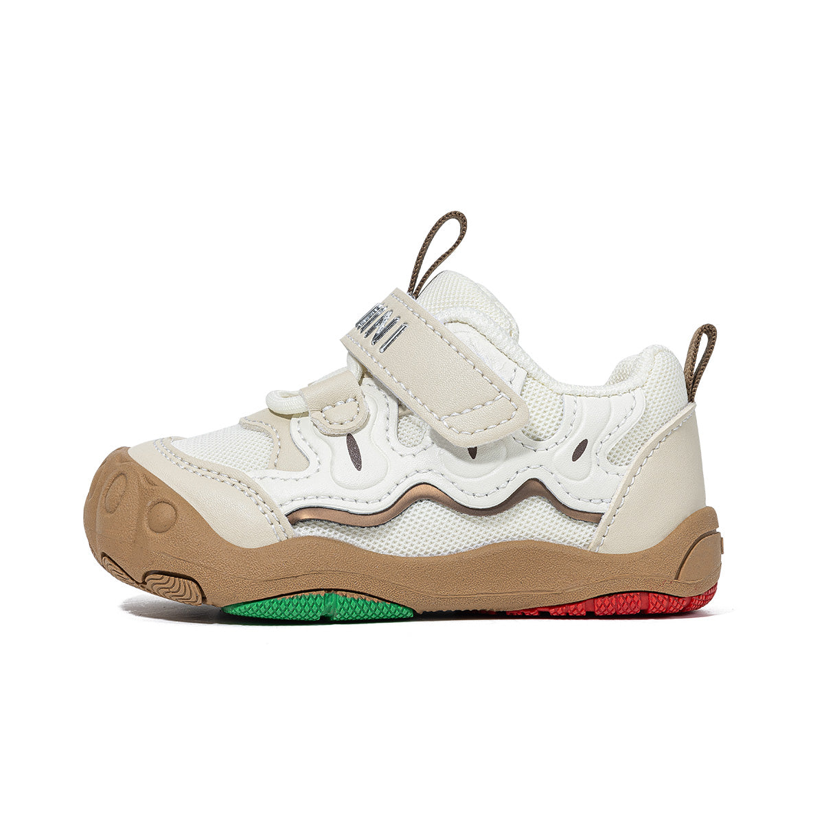 EBMINI PASTEL first-walker sneakers with a roomy wide toe box